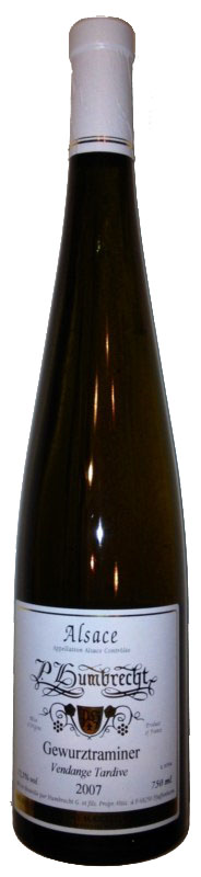 Gewurztraminer Vendanges Tardives 2007